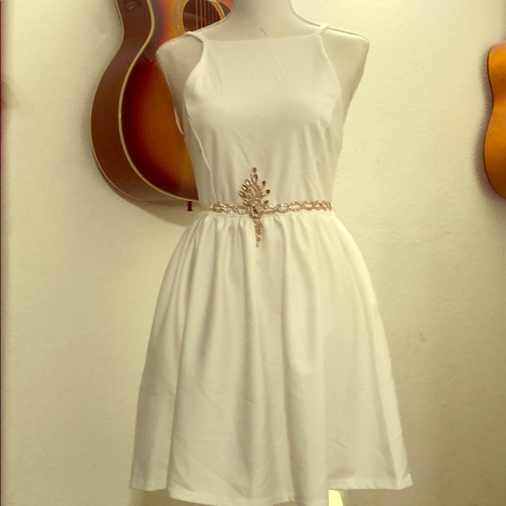 White short dress